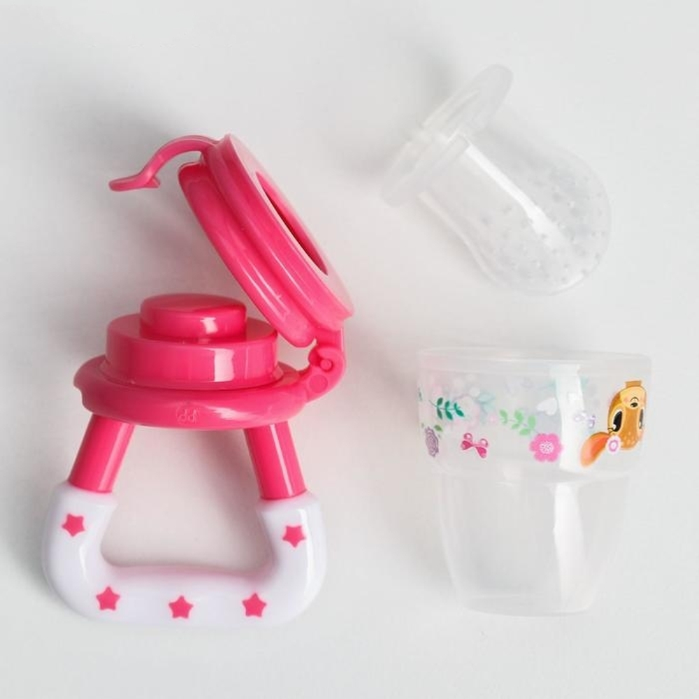 5043430 Ниблер (соска для прикорма), с силиконовой сеточкой «Оленята»