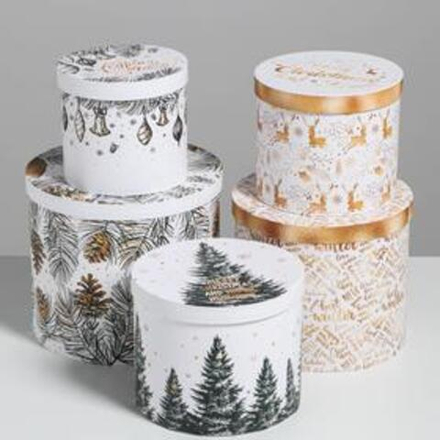 Подарочная коробка «Белое золото», 19.5 × 22 см