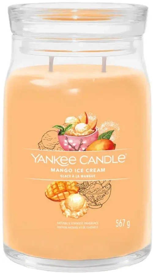 YANKEE CANDLE MANGO ICE CREAM 567 GR