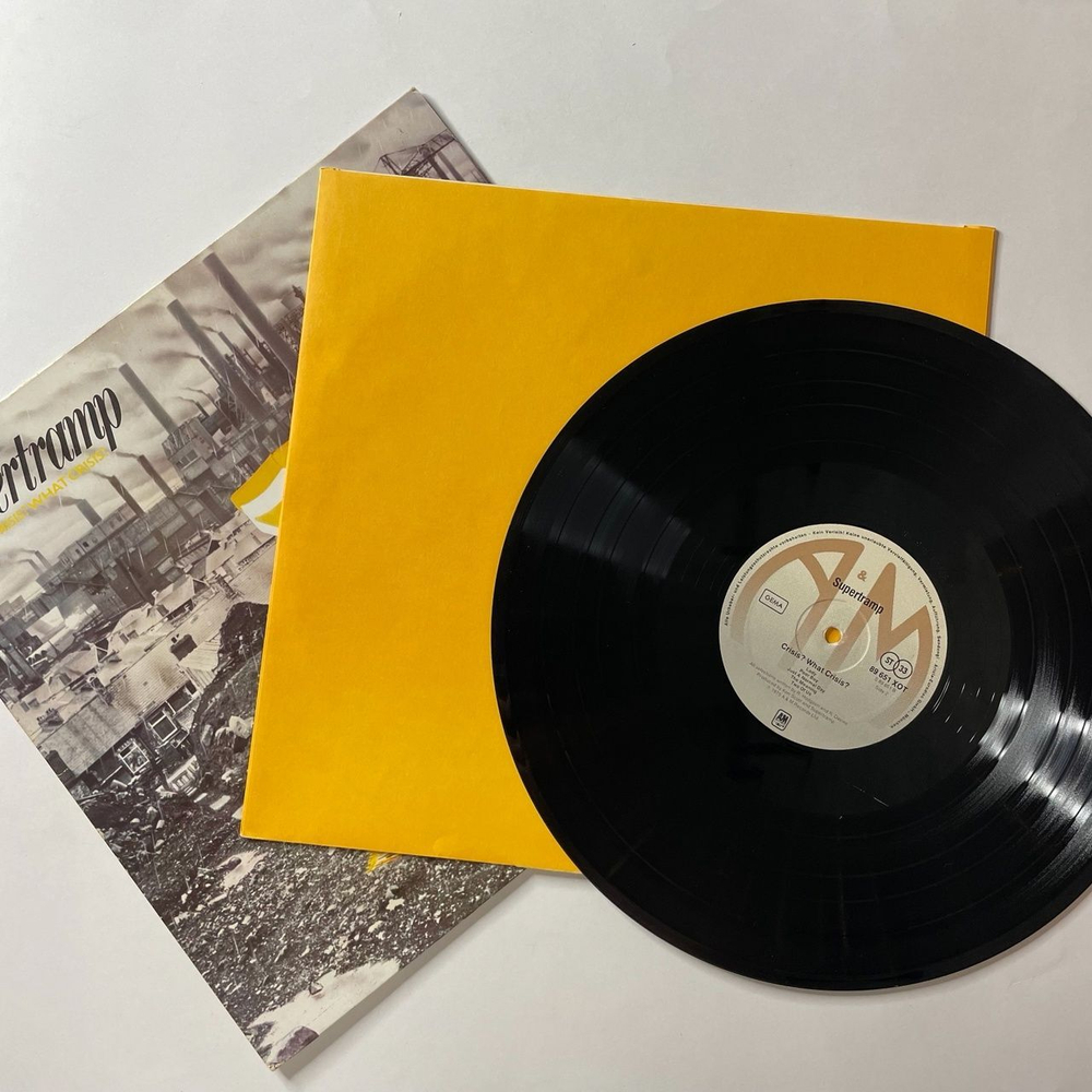 Винтажная виниловая пластинка LP Supertramp Crisis? What Crisis? (Germany 1975)