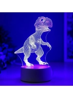 Светильник «Тираннозавр» LED RGB от сети RISALUX
