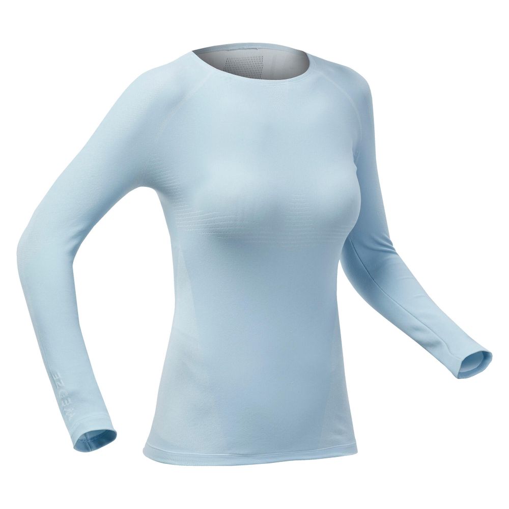 Женская термоактивная лыжная футболка Wedze BL 980 бесшовная