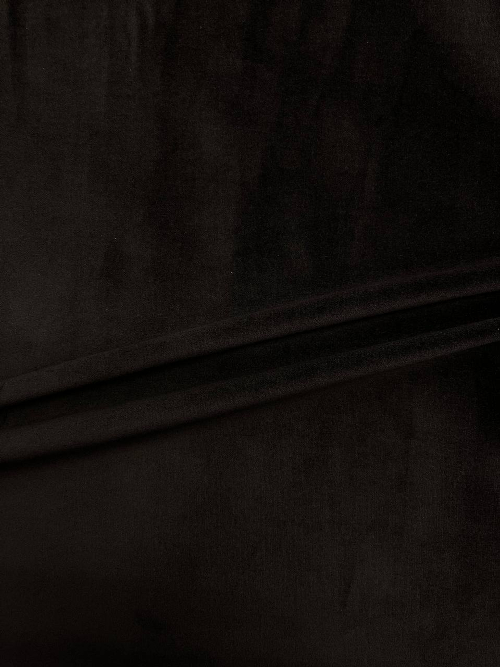 Бархат хлопковый черный