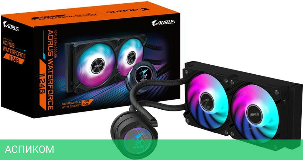 Система жидкостного охлаждения для процессора GigaByte Aorus Waterforce II 240