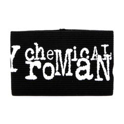 Напульсник My chemical romance ( мелкие белые буквы )