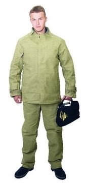 Костюм сварщика брезентовый усиленный брюки (хаки)