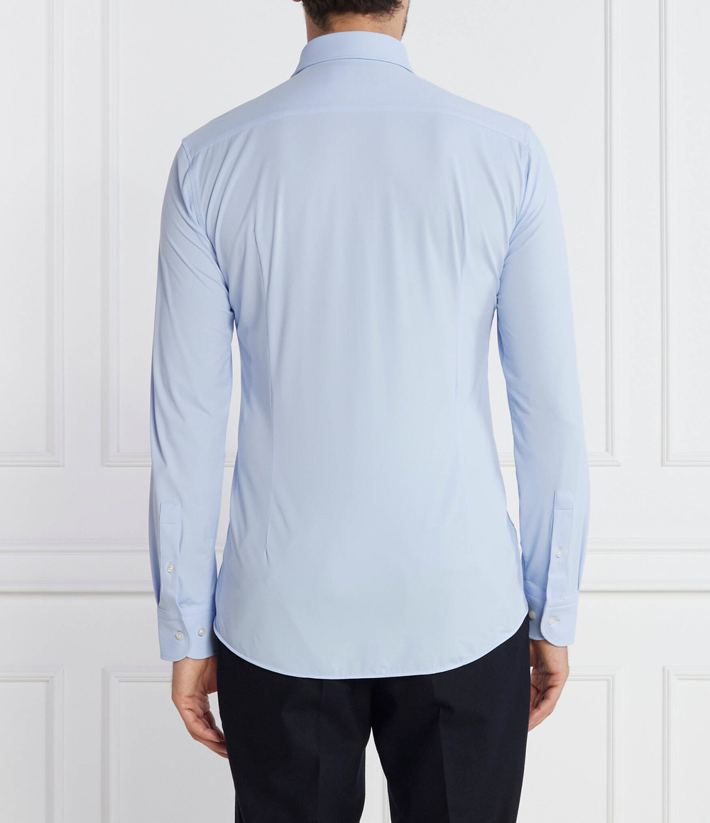 Рубашка P-HANK-kent-C1-222 BOSS BLACK - голубой(50490393)