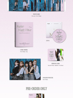 Альбом KEP1ER - MAGIC HOUR 5th Mini Album UNIT RANDOM Version