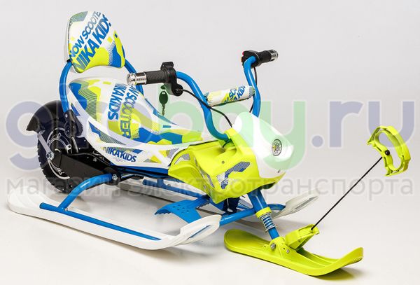 Детский электроснегокат BARS Arctic - Голубой