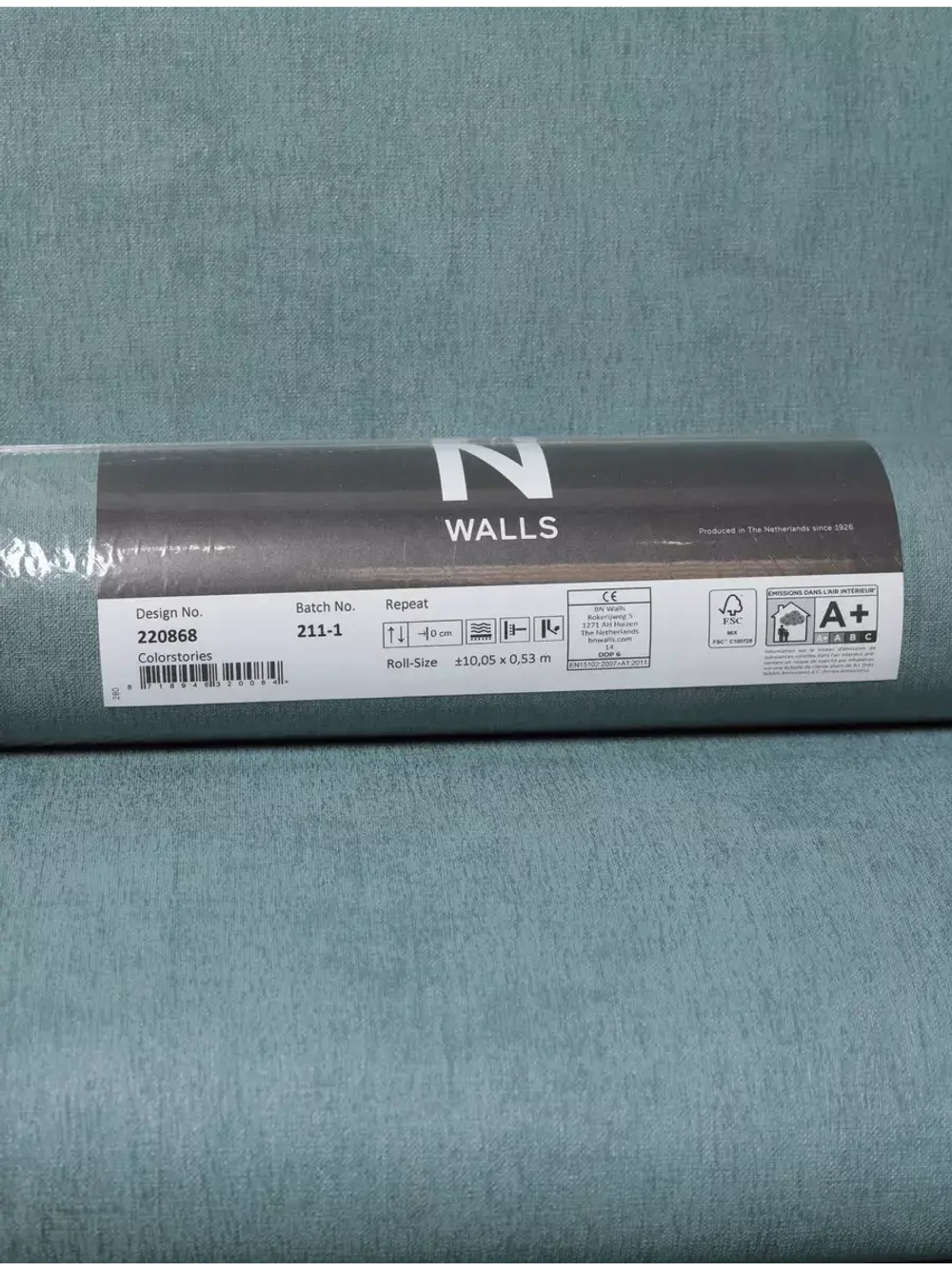 Обои флизелиновые BN Color Stories II Нидерланды