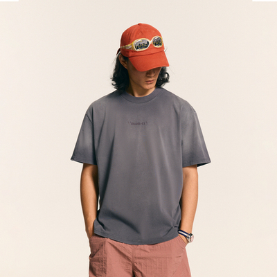 Футболка Nothomme Monterest Garment Dyed серый