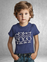 1401 Футболка детская индиго (72)