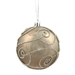 GAEM Набор из 12шт Украшение новогоднее Шар "Волшебный завиток", D8 см, L35 W28 H21 см