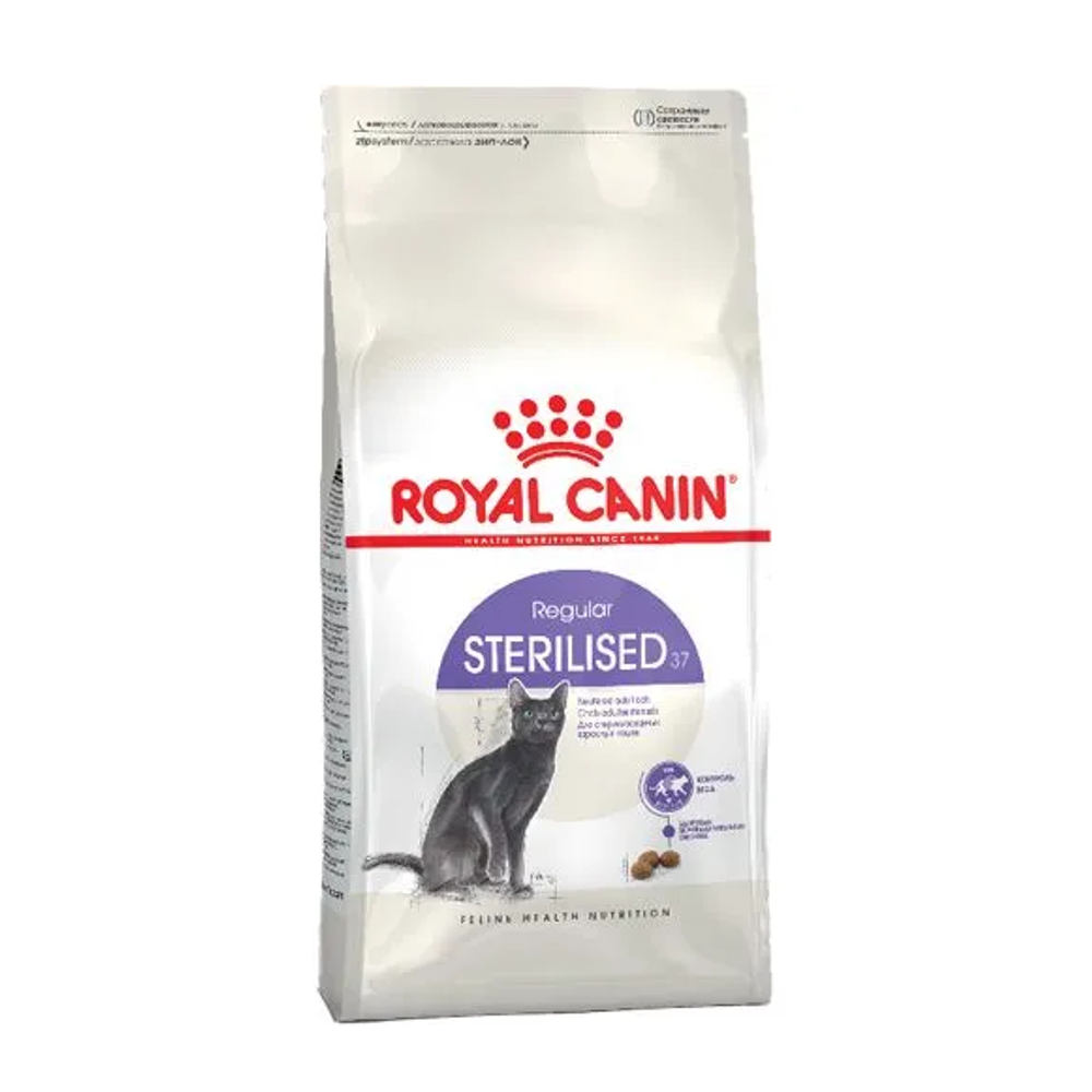 Royal canin sterilised 37 400 г сухой корм для стерилизованных кошек с 1 до 7 лет 1х12
