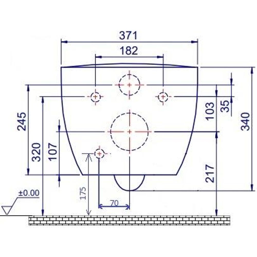 Унитаз подвесной с биде Boheme Bianca 963-SET-2-MW, белый матовый с крышкой-сиденьем с микролифтом