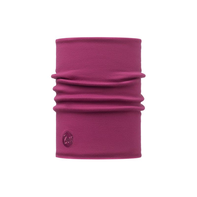 Теплый шерстяной шарф-труба Buff Solid Pink Cerise Фото 1