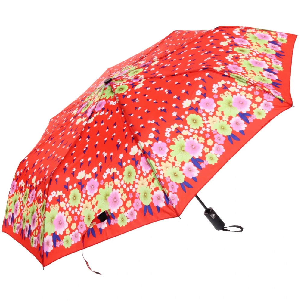 Зонт женский полуавтомат «Эфес», микс 6 цветов, 8 спиц, d-100см, длина в слож. виде 30см