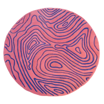 Коврик Pink and blue, 143х130 см