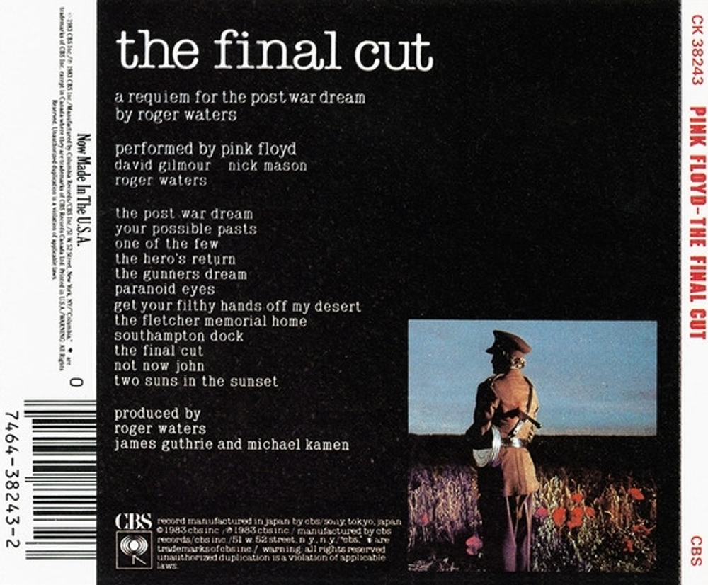 Pink Floyd / The Final Cut (CD)