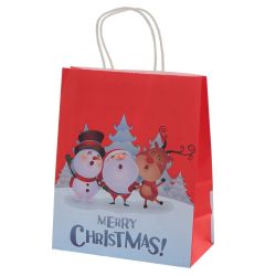 GAEM Пакет подарочный (бумага 120г/м2, блок микс 12шт), L22 W11 H27 см, 4в.