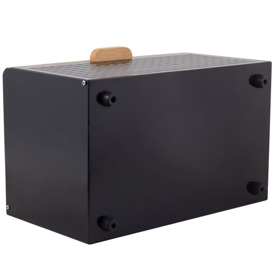 Хлебница Kamille KM 1119 нержавеющая сталь, бамбук