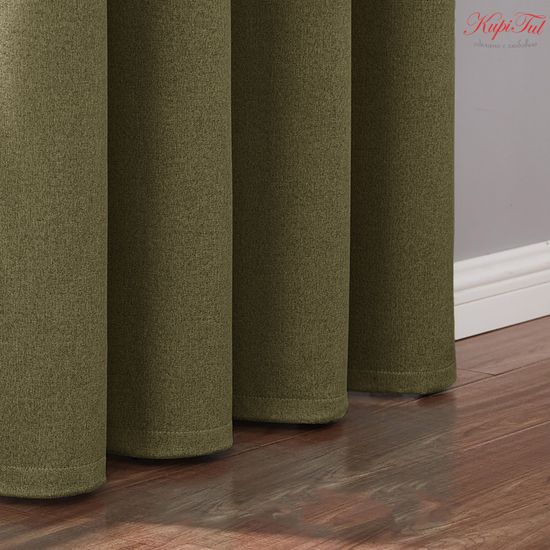 Nemon Blackout (тёмно-бежевый) Шторы полный блэкаут 100% под лён