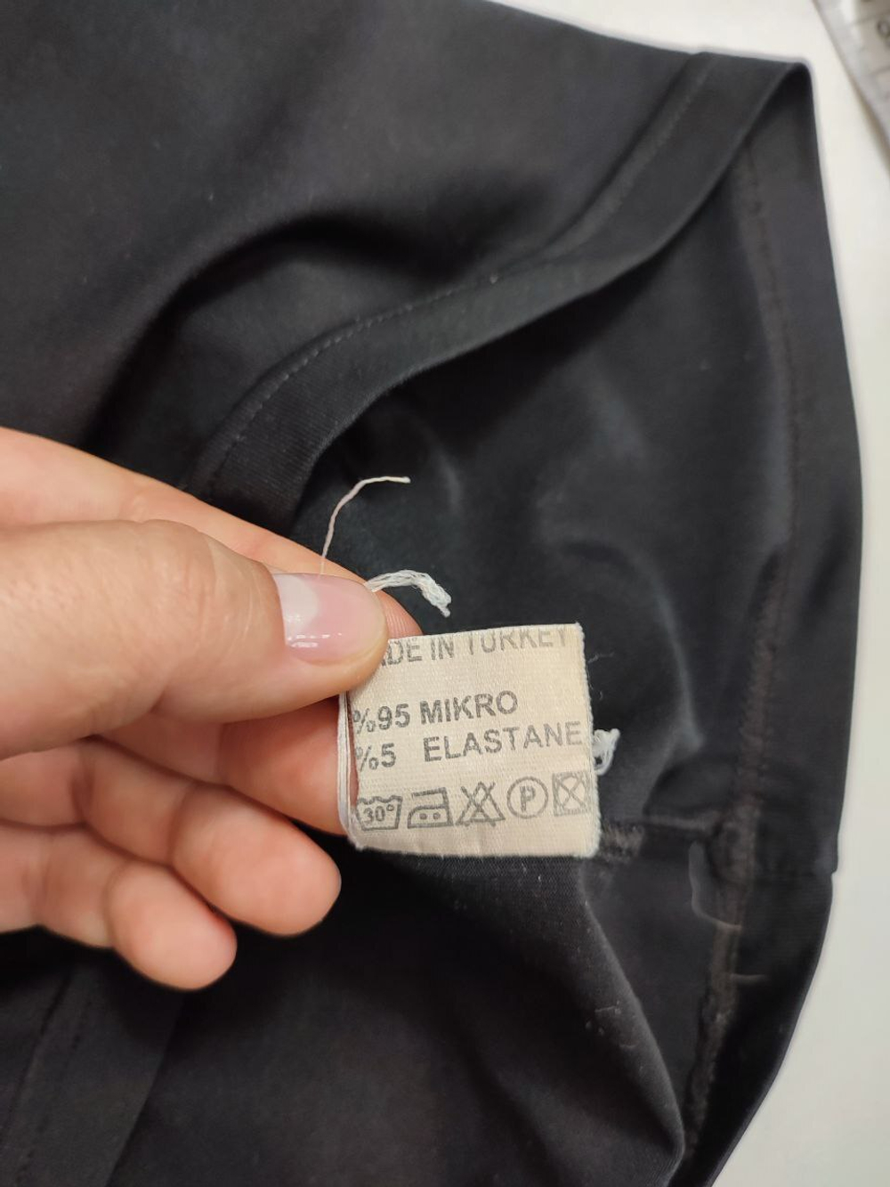 Футболка черная базовая 44 размер