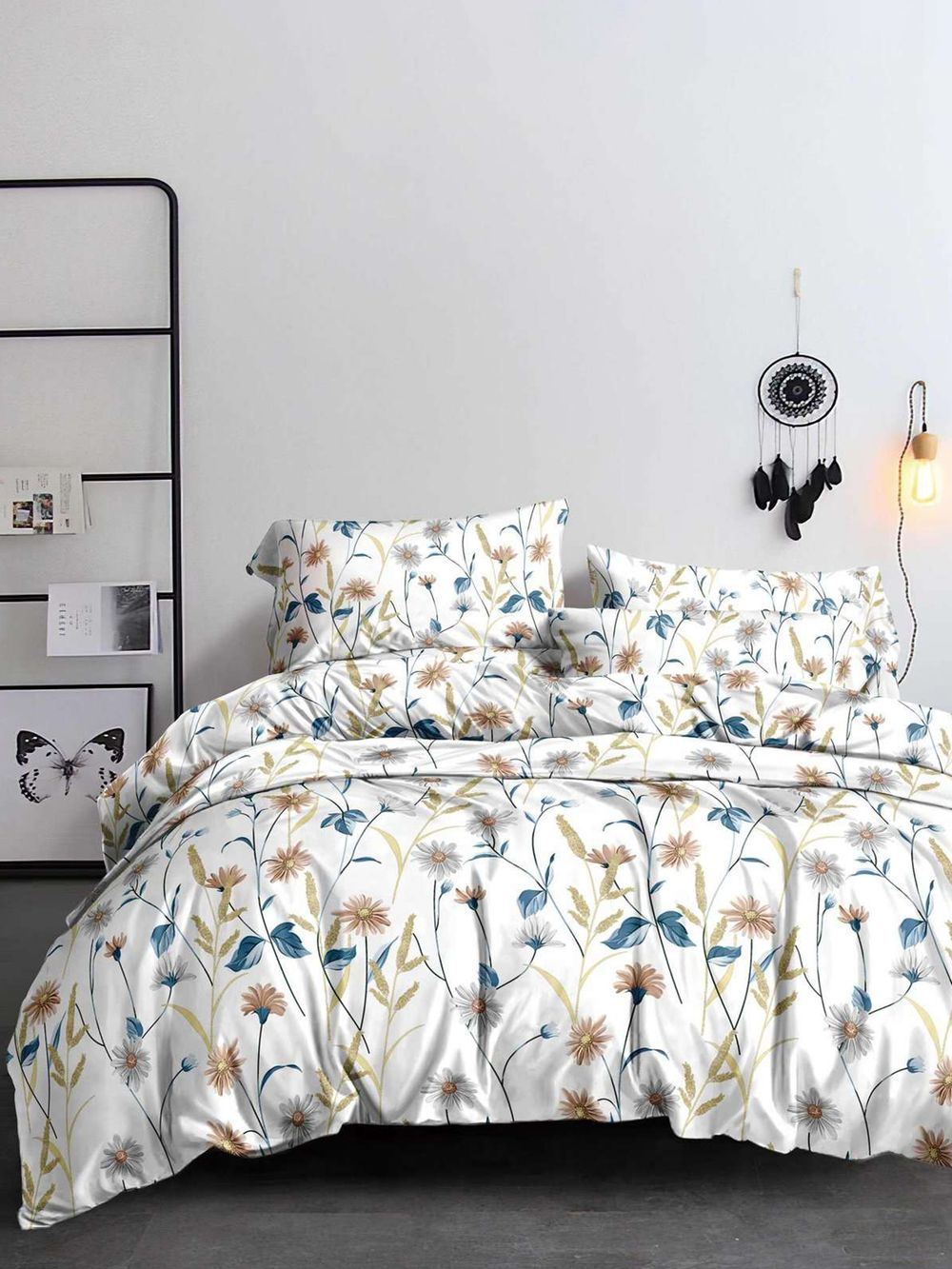 Простынь на резинке Simple House "Флориана" 160х200 см