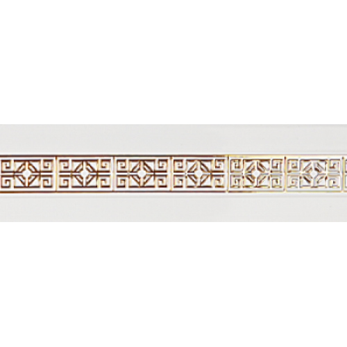 Бленда "Амулет" Белый глянец/Золото