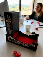 Dice Tower «Точно не мимик с аксолотлем 2» — дерево