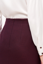 4905 Юбка женская (бордо)