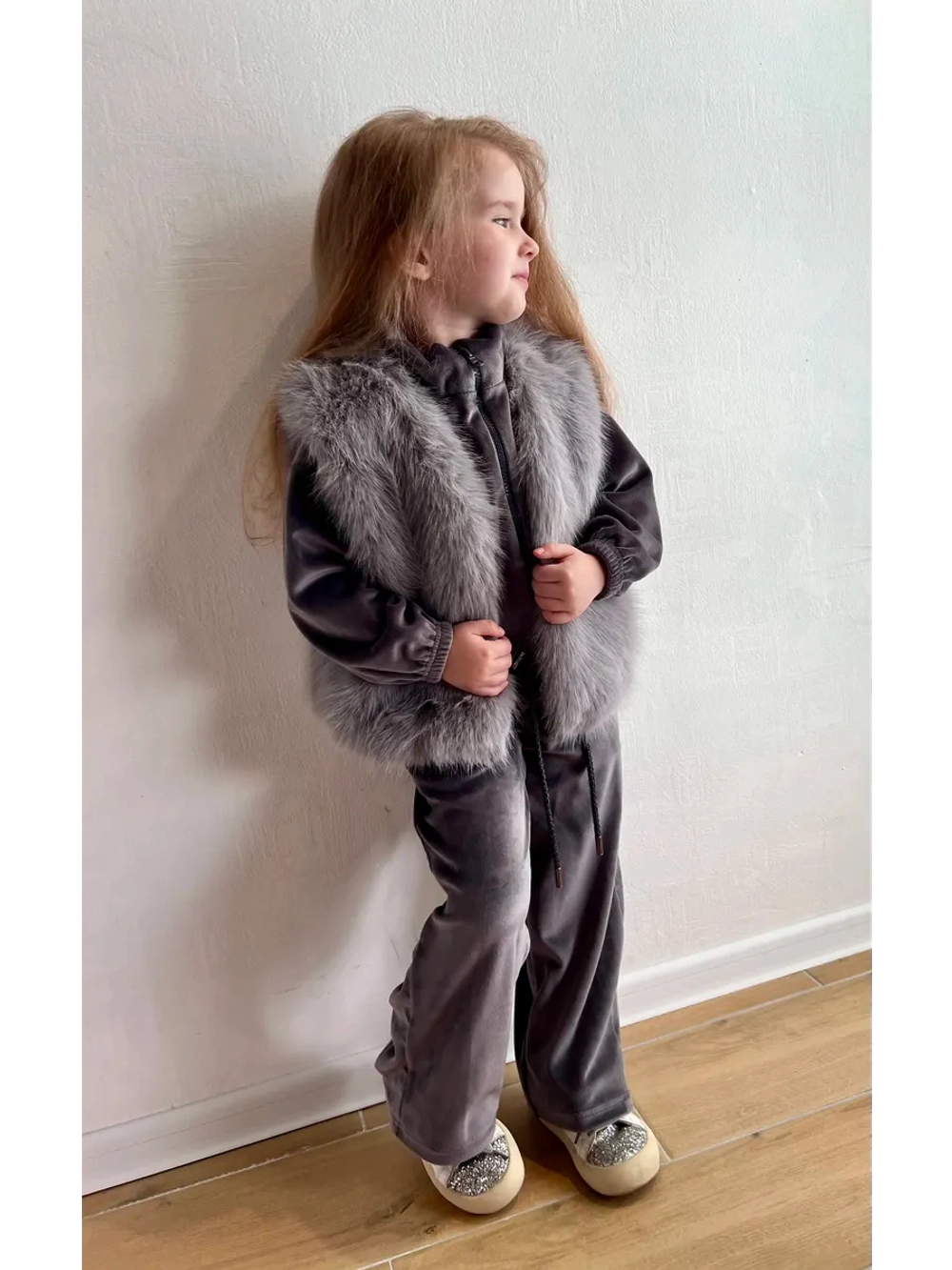 Жилет из искусственного меха