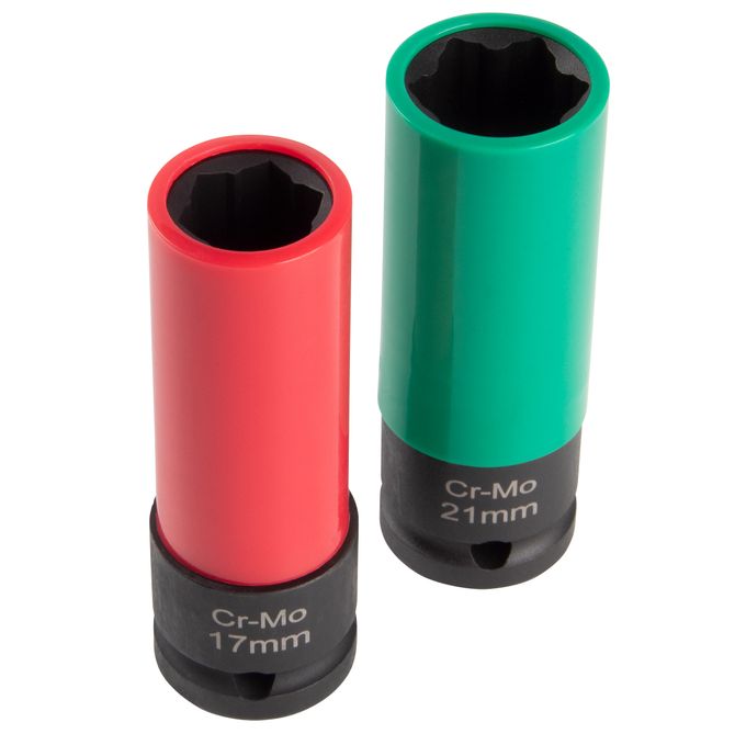 AFFIX (AF00640180C) Набор ударных глубоких шестигранных головок 1/2", 15-24 мм, 18 предметов, кейс