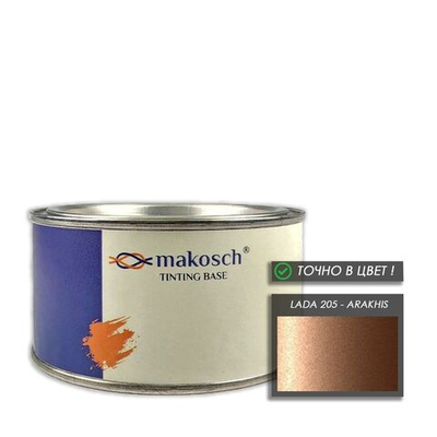 Автоэмаль makosch/LADA 205, Базовая эмаль, бежевый, перламутр, 200мл.