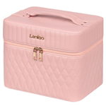 Шкатулка-кейс для украшений и косметики, искусственная кожа, 27.5х18х21.5 см, в асс, Y4-3130