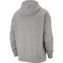 Куртка теннисная Nike Sportswear Club Hoodie PO BB - grey heather/matte silver/white