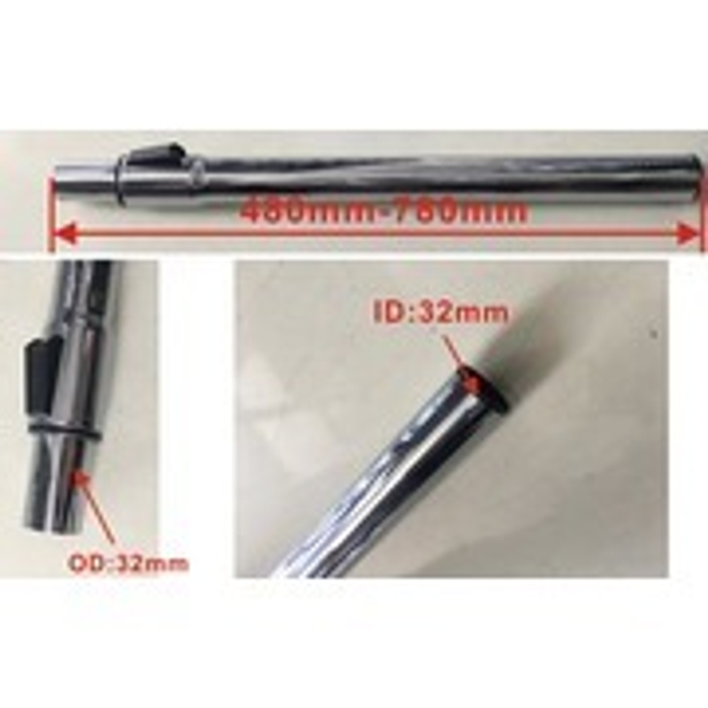 Труба телескопическая 80 см, d=32mm CANDY