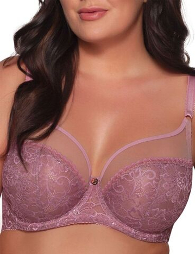 Сиреневый бюстгальтер на косточках с мягкой чашкой Crystal Lily (Размер: 80D) (Цвет: сиреневый)