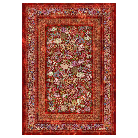 Иранский ковер из искусственного шелка 150 х 250 Rokhbaft 17-220 Иран