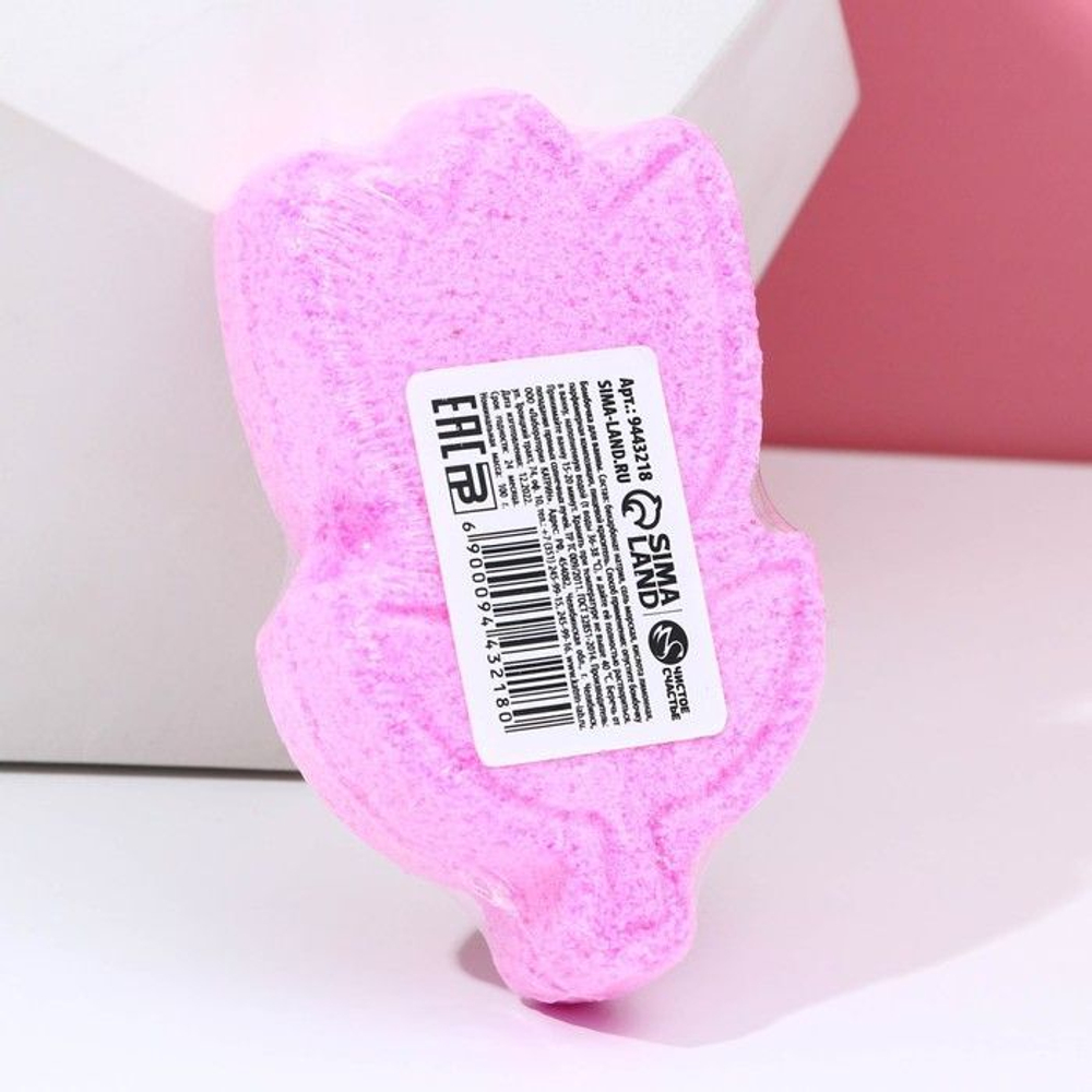 Бомбочка для ванны в форме тюльпана с цветочным ароматом