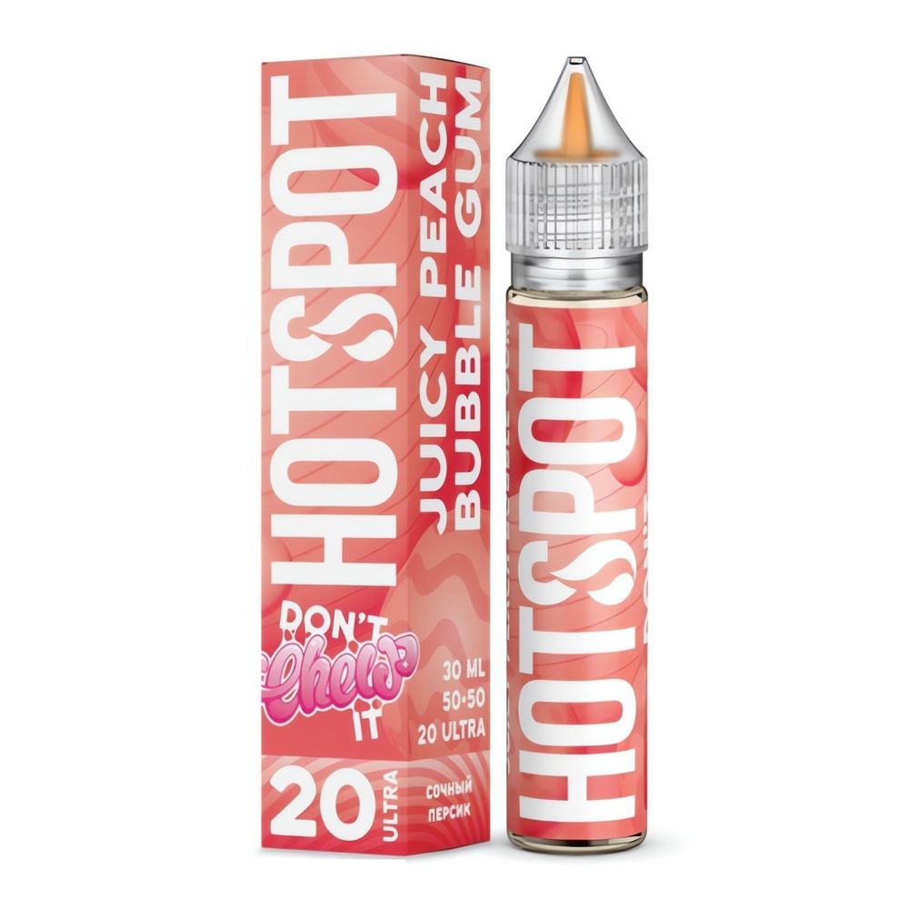 HotSpot  - Juicy Peach Bubble Gum (5% nic)