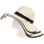 Шляпа женская с широкими полями «TiraMiSu- Мирель», микс 6 цветов, р58, ширина полей 15 см