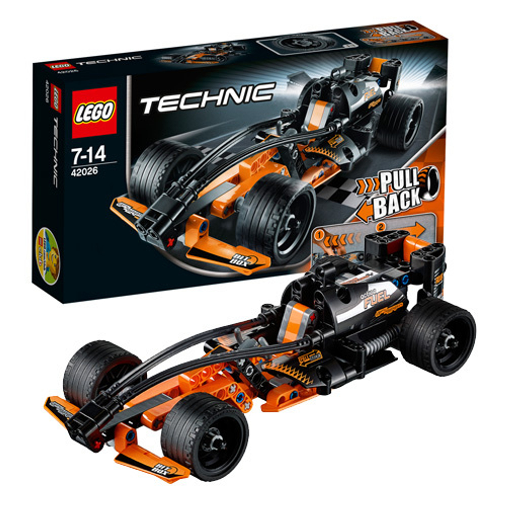 LEGO Technic: Чёрный гоночный автомобиль 42026 — Black Champion Racer — Лего Техник