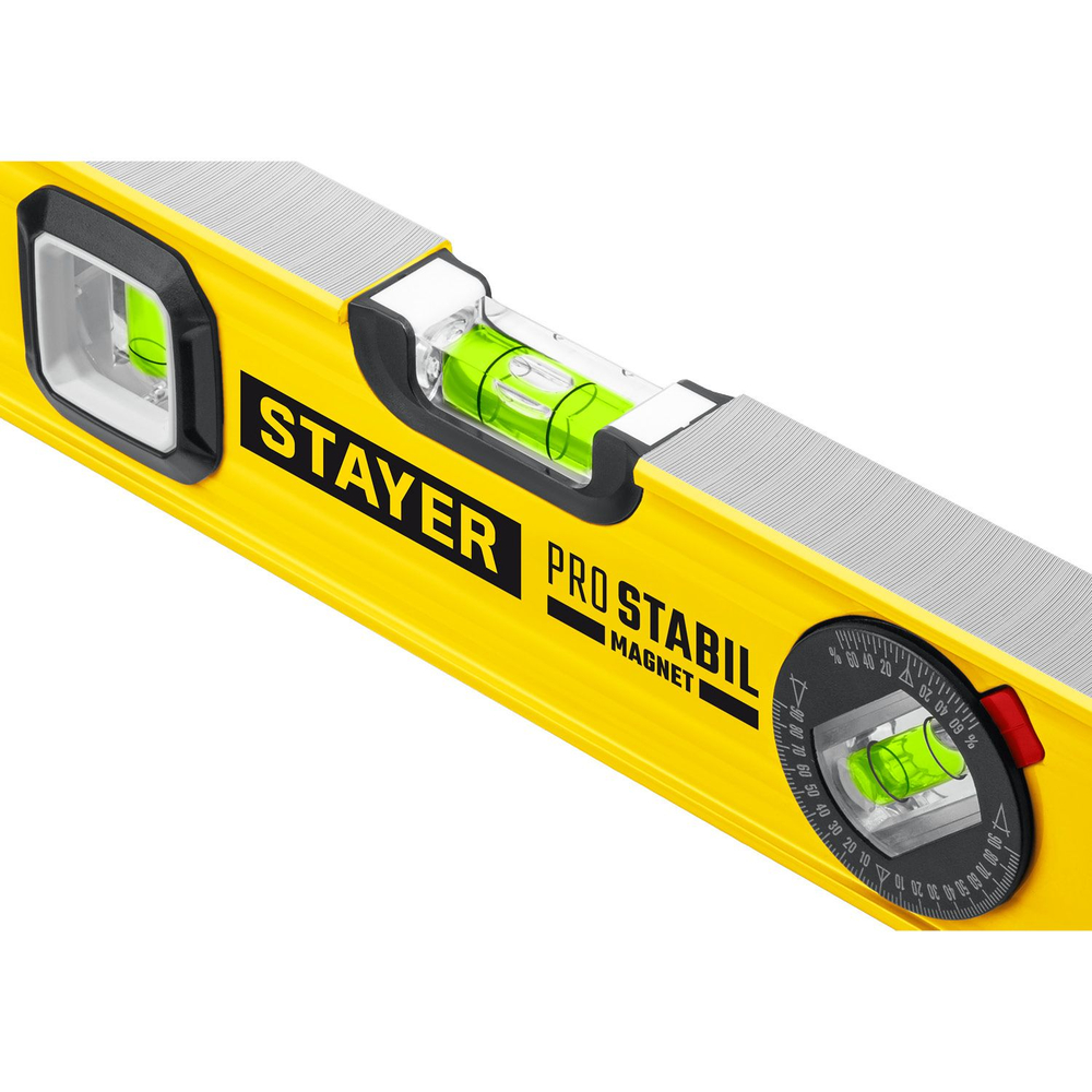 Магнитный уровень с поворотным глазком STAYER PRO STABIL, 800 мм, усиленный профиль, Professional (3480-080)