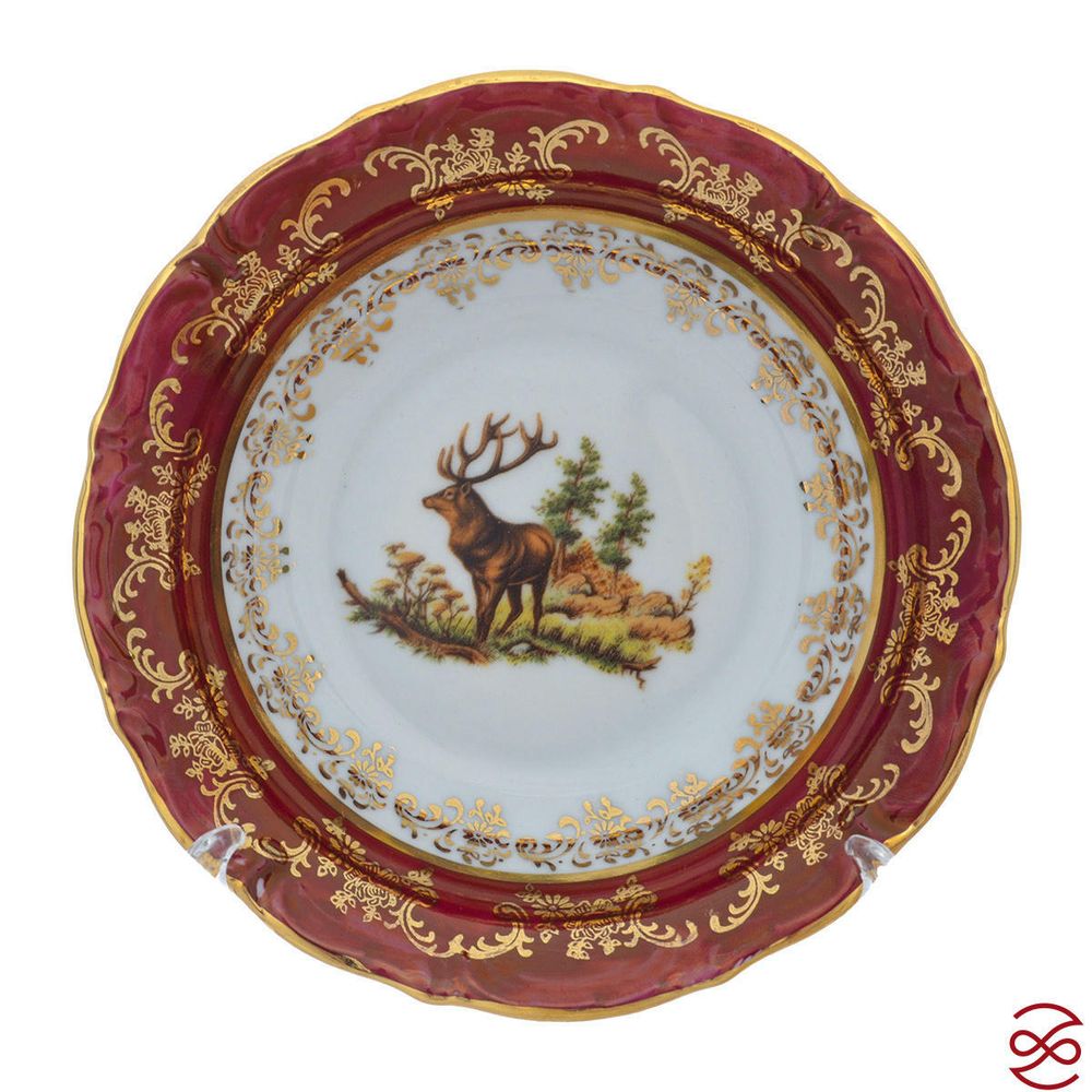 Набор салатников Repast Охота красная Мария-тереза 16 cm (6шт)