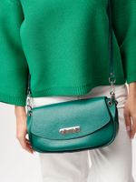 Кожаная сумка Azaro 30645 зеленый изумруд