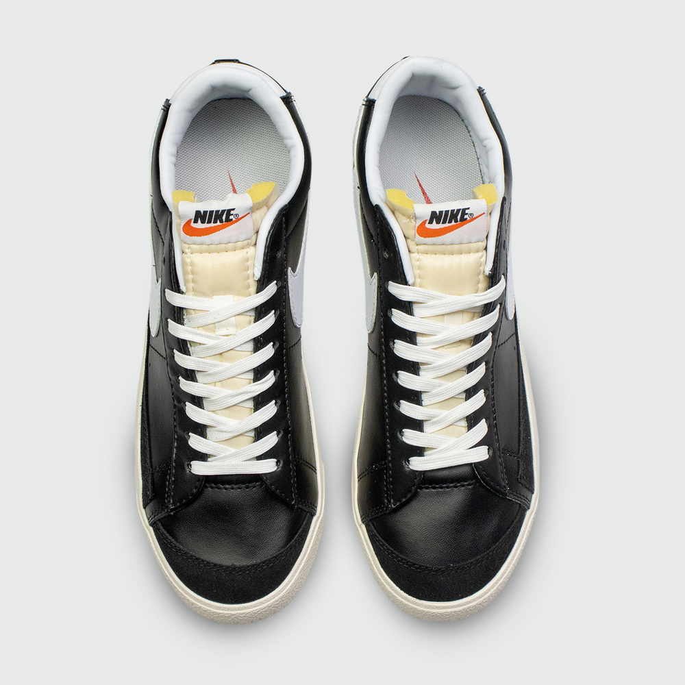 Кроссовки Nike Blazer Low 77 Leather Wmns Black / White new