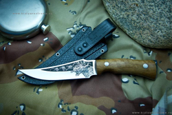 Охотничий нож Клык-2 с глубоким Рисунком