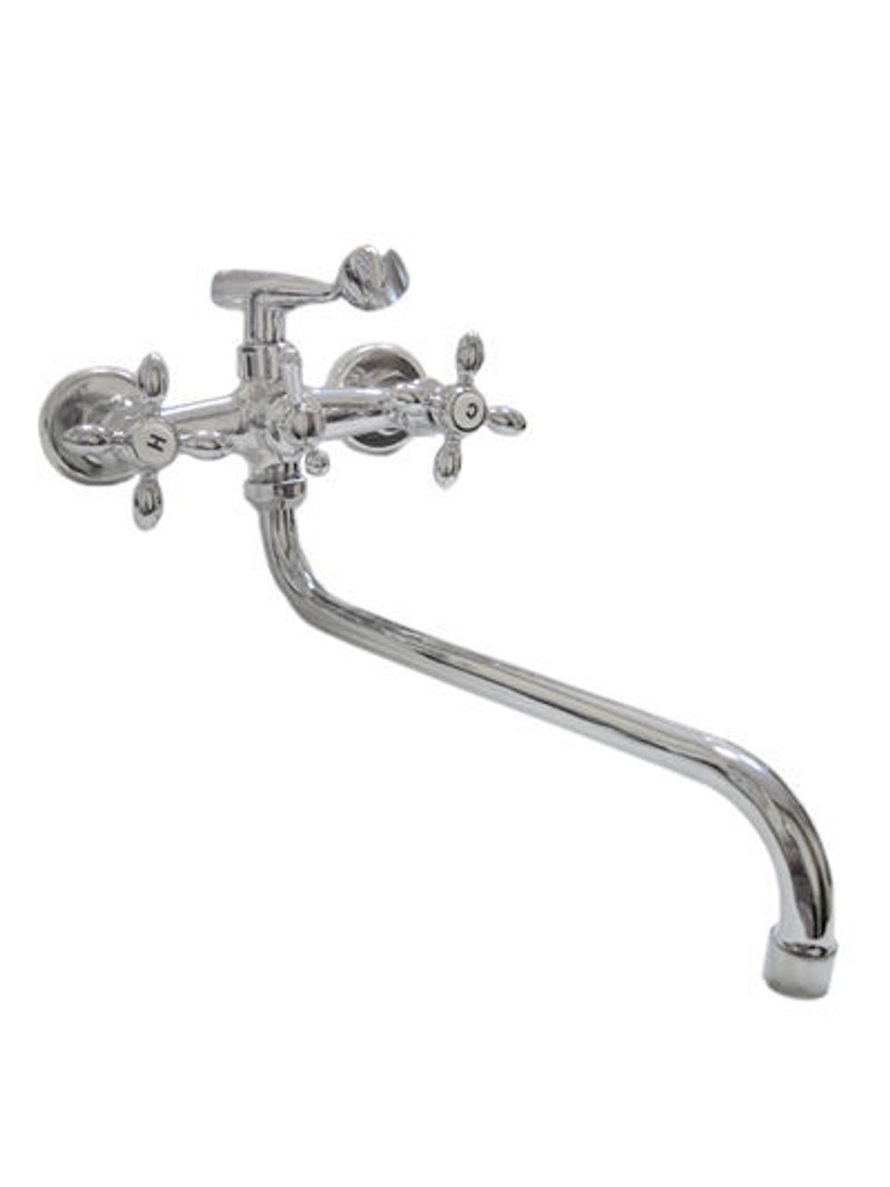 Смеситель Ванна DIABLO (рег.№377092) 1/2 м/к шар. перекл. душа (410-R 82) Крест Капля