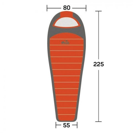 Спальный мешок TRAMP Oimyakon T-Loft -10°, артикул TRS-048R, цвет Оранжевый/серый